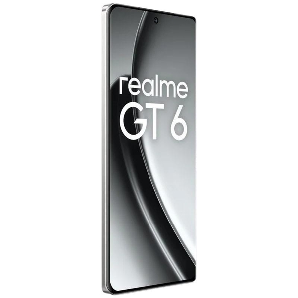 მობილური ტელეფონი Realme GT6 RMX3851, 12GB, 256GB, Dual Sim, 5G, NFC, Silver