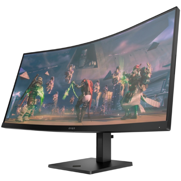 HP 780K8E9 Omen, 34", Curved Monitor, UWQHD, VA, HDMI, DP, 3.5mm, Black