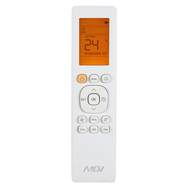 კონდიციონერი MDV By MIDEA MDSAF-18HRN8-IK (RG10), 50-60m², ON/OFF,  Air Conditioner, White