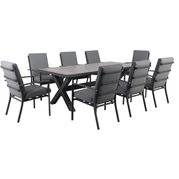 ბაღის ავეჯის ნაკრები Domino 17051446, Garden Furniture Set, Grey