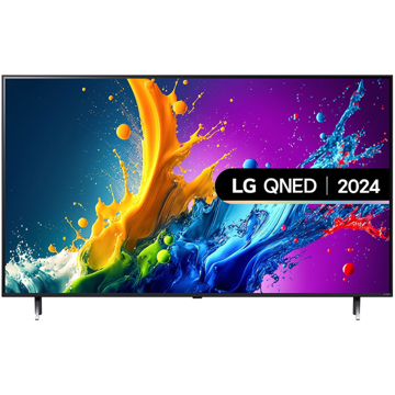 ტელევიზორი LG 50QNED80T6A.AMCN(2024), 50", 4K UHD, Smart TV, LAN, HDMI, USB, BT, WIFI, Black