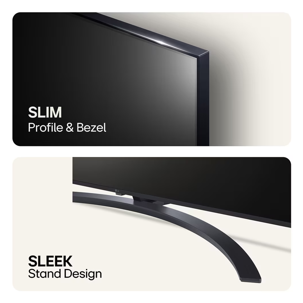 ტელევიზორი LG 86UT81006LA.AMCN, 86", 4K UHD, Smart TV, USB, HDMI, LAN, BT, WIFI, Black