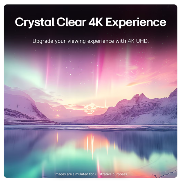 ტელევიზორი LG 55UT81006LA.AMCN, 55", 4K UHD, Smart TV, USB, HDMI, LAN, BT, WIFI, Black