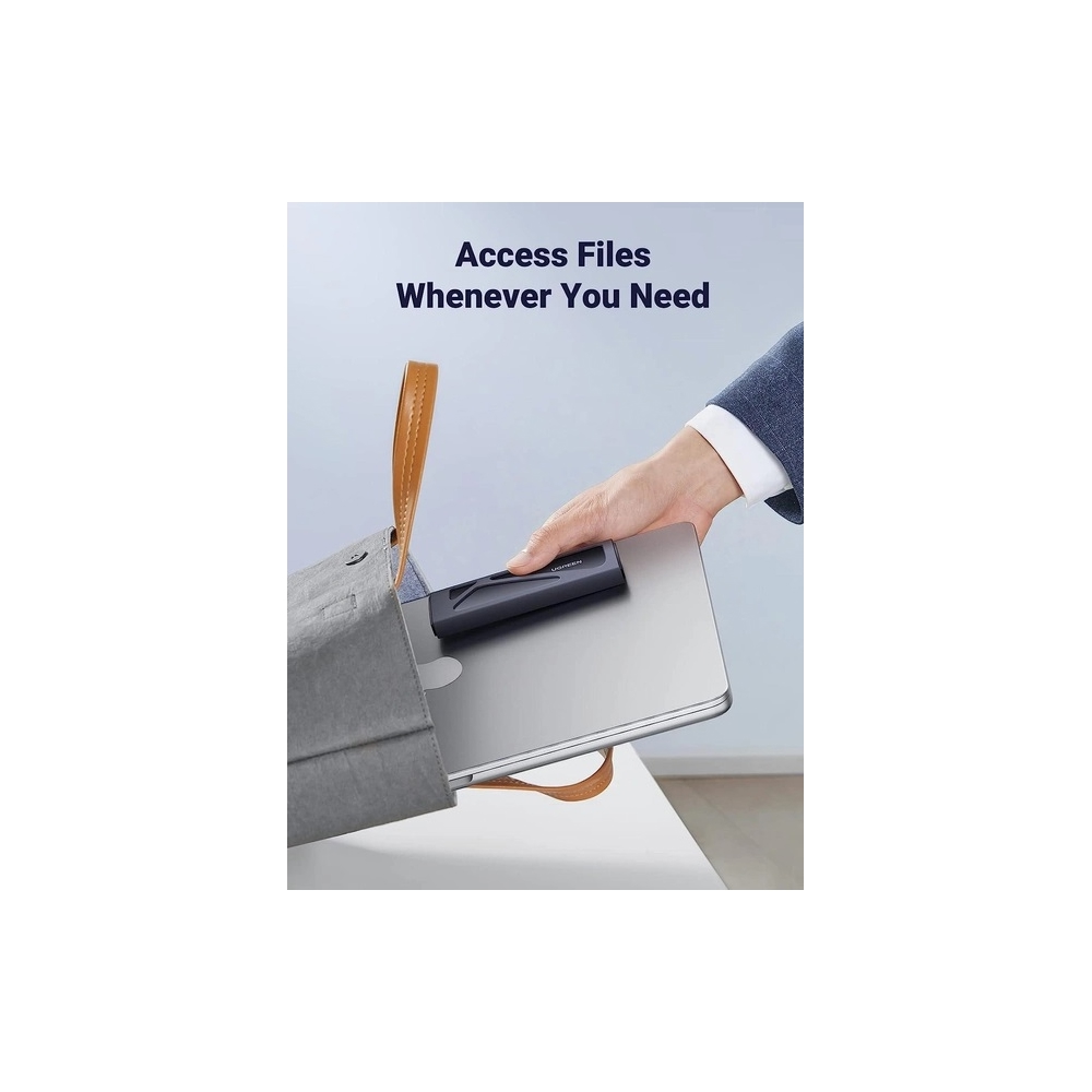 მყარი დისკის ქეისი UGREEN CM578 (15512), M.2 NVMe SSD Enclosure Adapter, Grey