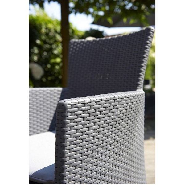 ბაღის ავეჯის ნაკრები Keter Iowa balcony grap+cus cl gr 008 std, Garden Furniture Set, Grey