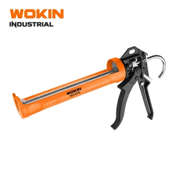 სილიკონის თოფი Wokin 361409, 225mm, 9″, Professional Caulking Gun, Orange