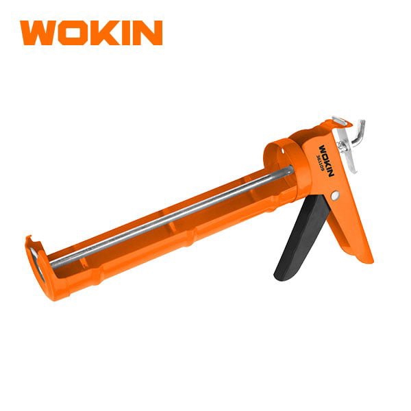 სილიკონის თოფი მეტალის Wokin 361109, 225mm, 9″, Caulking Gun, Orange