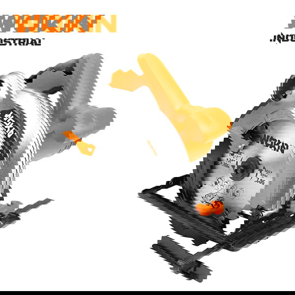 Wokin 787313, 1300W, 5000Rpm, 185mm, Circular Saw, Black/Orange