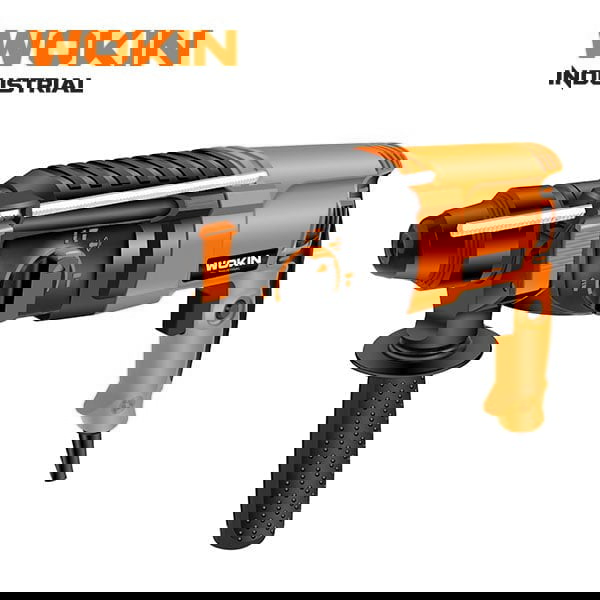 Wokin 787180, 800W, 1200Rpm, ROTARY HAMMER(INDUSTRIAL) Black/Orange