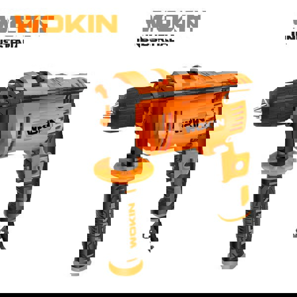ბურღი Wokin 784275, 750W, 3000Rpm, Hammer Drill, Black/Orange
