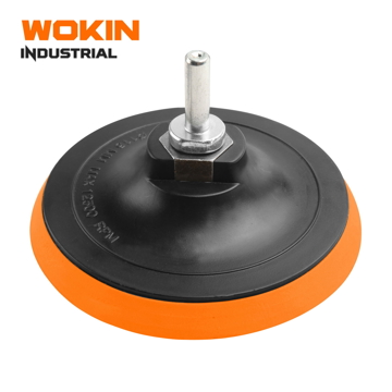 ზუმფარის დასამაგრებელი ხელსაწყო Wokin 772550, 125mm, Backing Pad, Orange/Black