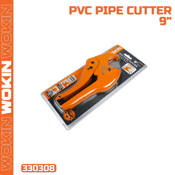 Wokin 330308, 225mm, PVC Pipe Cutter, Orange