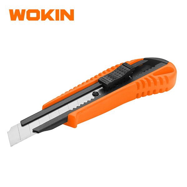 საკანცელარიო დანა Wokin 300218, 18mm, Snap-OFF Blade Knife, Orange