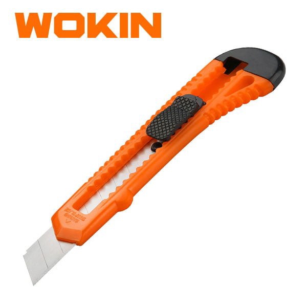 საკანცელარიო დანა Wokin 300018, 18mm, Snap-OFF Blade Knife, Orange