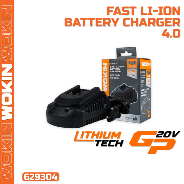 აკუმულატორის დამტენი Wokin 629304, 21.5V, 4.5A, Battery Charger