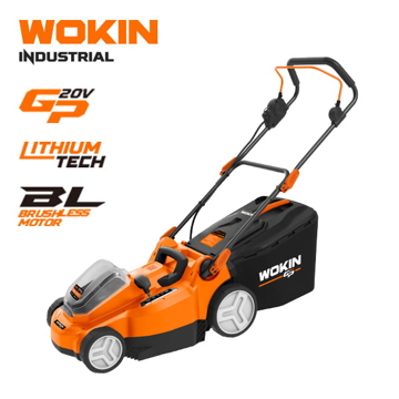 გაზონის საკრეჭი Wokin 627014, (370MM) 700W, Electric Lawn Mower, Orange/Black