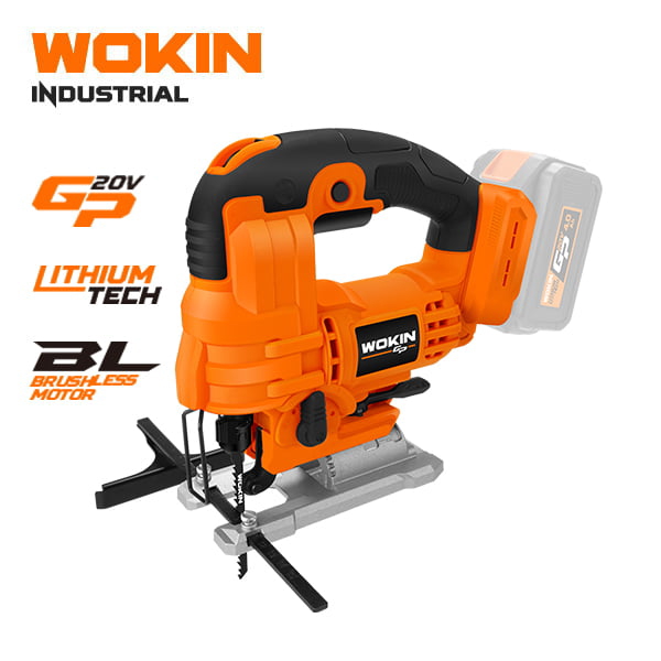 Wokin 621920, CORDLESS JIG SAW 3500RPM, Orange