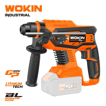 პერფორატორი Wokin 621528, 20V 1400Rpm, 2.2J, Black/Orange