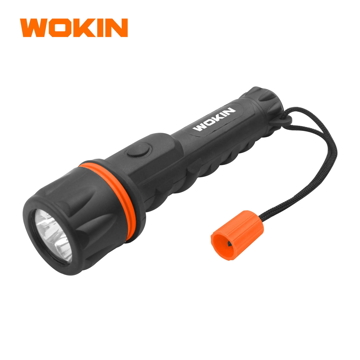 Wokin 601503, 12 Lumens, IP62, Flashlight, Black