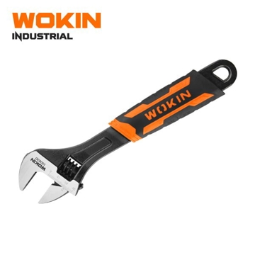 ქანჩის გასაღები Wokin 150238, 8", Adjustable Wrench, Black