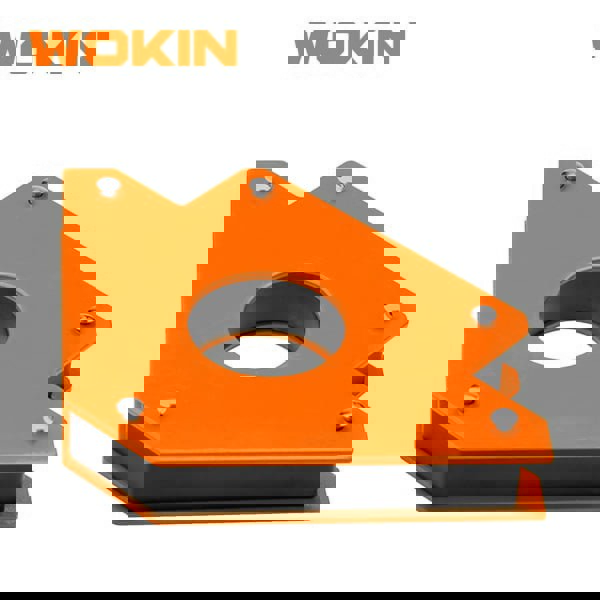 კუთხის მაგნიტური დამჭერი Wokin 585050, 50LBS, Magnetic Welding Holder, Orange