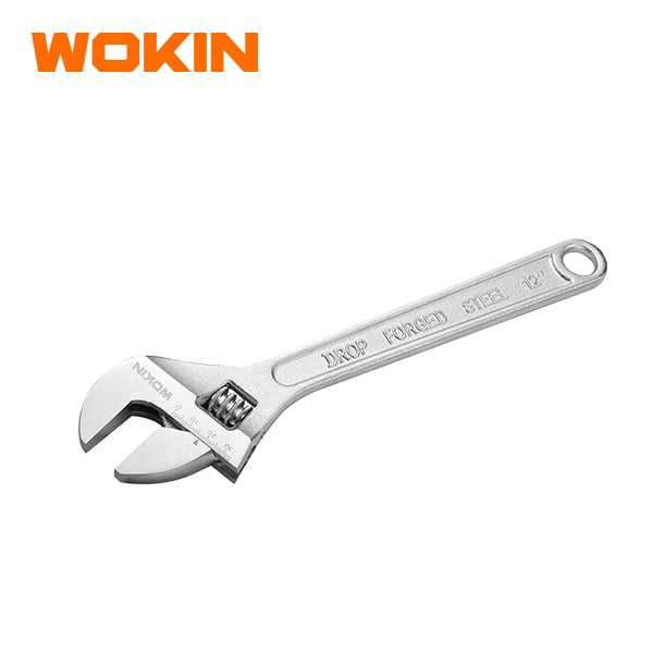 ქანჩის გასაღები Wokin 150015, 15", Adjustable Wrench, Silver