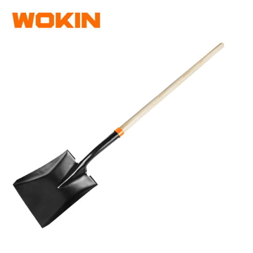 ნიჩაბი Wokin 577012, 1480mm, STEEL SHOVEL WITH HANDLE, Black