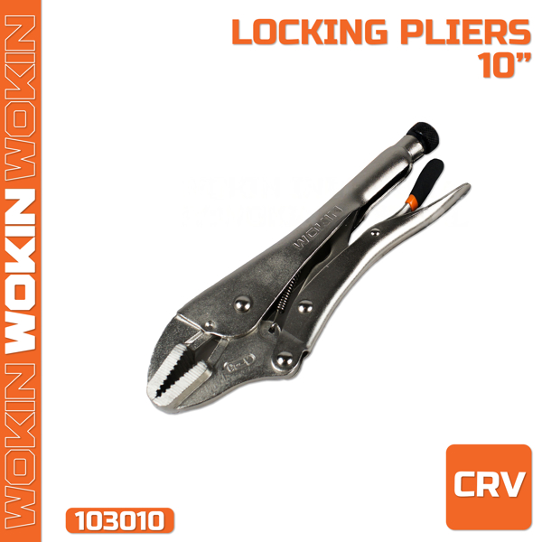 ბრტყელტუჩა Wokin 103010, LOCKING PLIERS (INDUSTRIAL), Silver