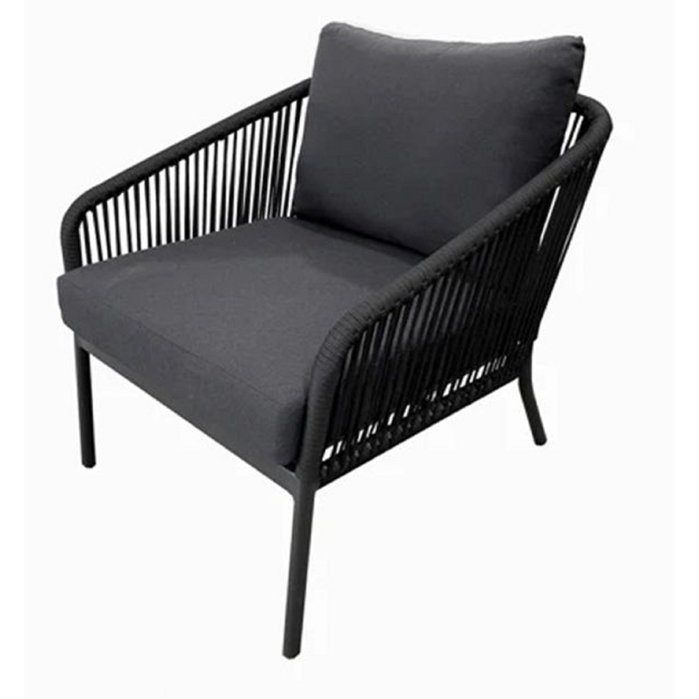 ბაღის ავეჯის ნაკრები OEM 17051445, Garden Furniture Set, Grey/Black