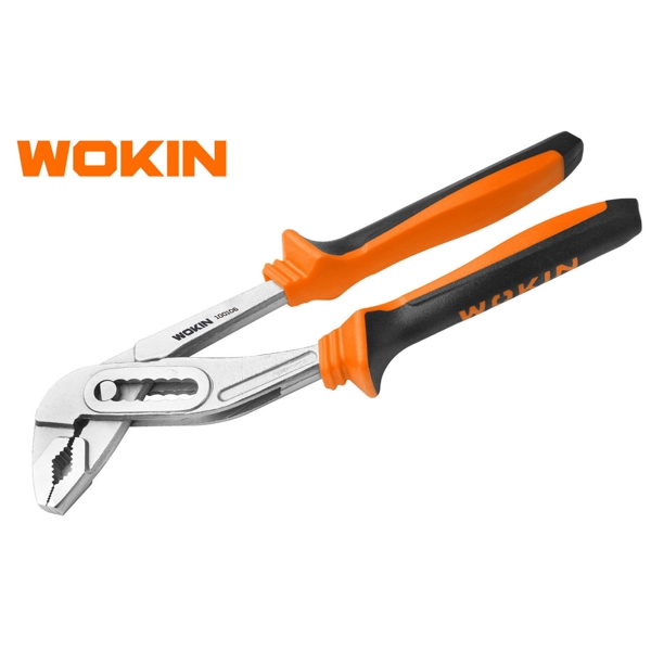 Wokin 100510, 250mm WATER PUMP PLIERS, Black/Orange