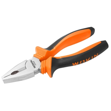 ბრტყელტუჩა Wokin 100007, 180mm COMBINATION PLIERS, Black/Orange