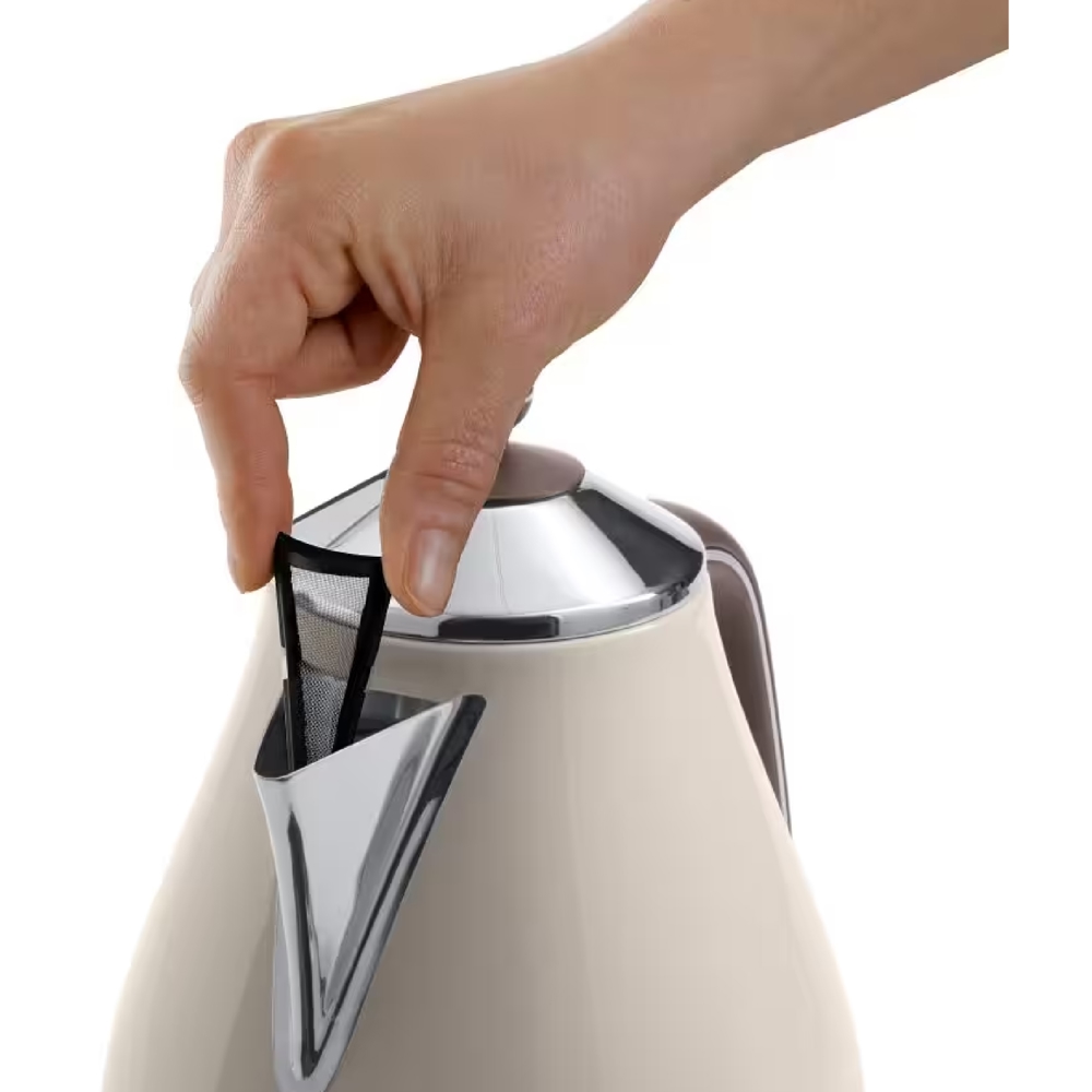 ელექტრო ჩაიდანი DeLonghi KBOV2001.BG, 2000W, 1.7L, Electric Kettle, Beige