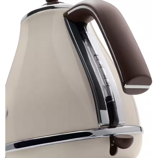 ელექტრო ჩაიდანი DeLonghi KBOV2001.BG, 2000W, 1.7L, Electric Kettle, Beige