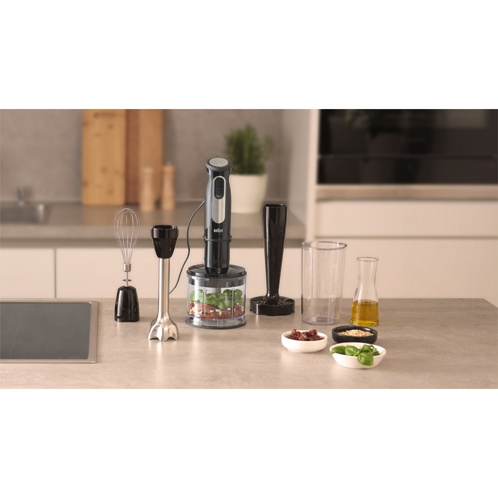 Braun MQ55307MBK, 1000W, 0.5L, Blender, Black