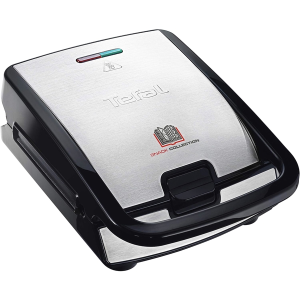 სენდვიჩის აპარატი Tefal SW854D16, 700W, Sandwich Maker, Black/Silver