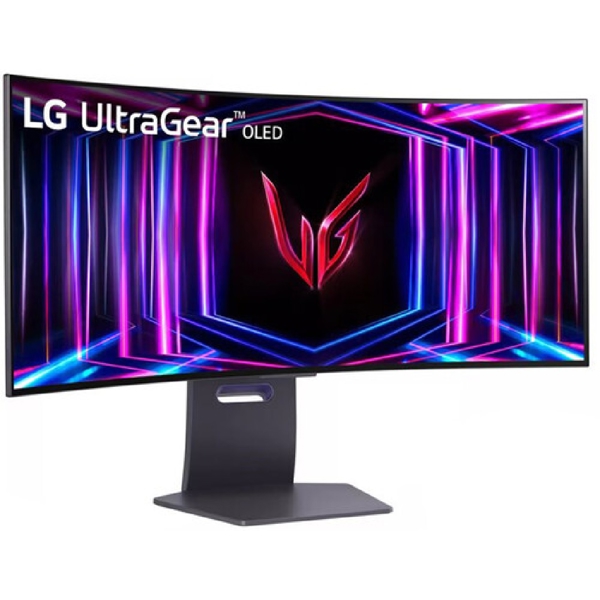 მონიტორი LG 34GS95QE-B UltraGear, 34", Curved Monitor, WQHD, OLED, HDMI, USB, DP, Black