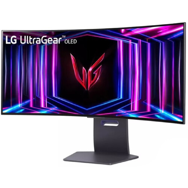 მონიტორი LG 34GS95QE-B UltraGear, 34", Curved Monitor, WQHD, OLED, HDMI, USB, DP, Black