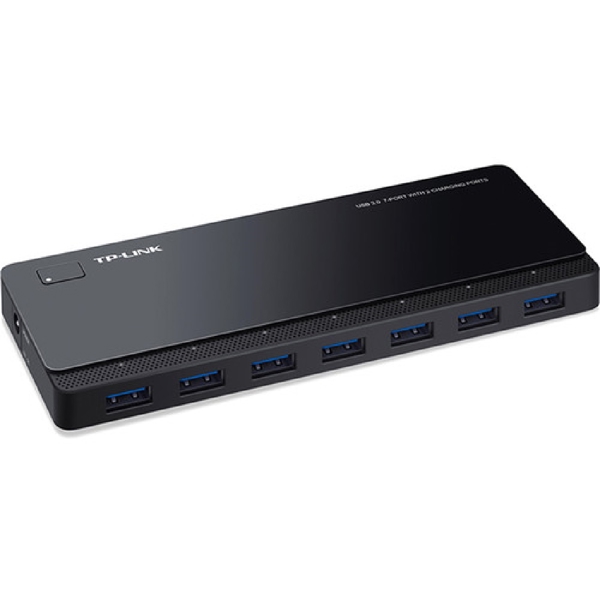 TP-Link UH720, USB, 7x USB-A 3.0, 2x USB-A, Hub, Black