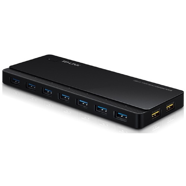 TP-Link UH720, USB, 7x USB-A 3.0, 2x USB-A, Hub, Black