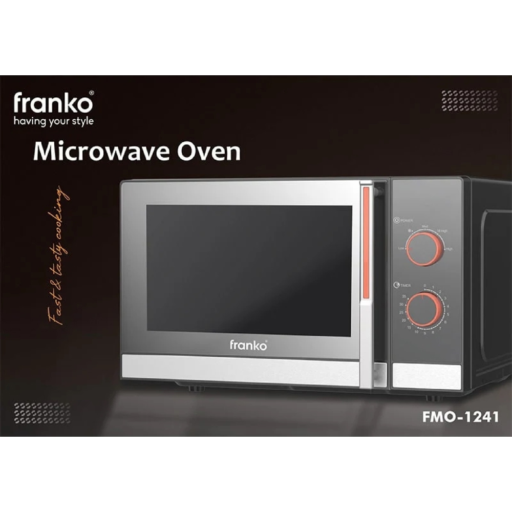 Franko FMO-1241, 800W, 23L, Microwave Oven, Grey
