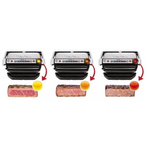 Tefal GC722D34, 2000W, Grill, Black/Silver