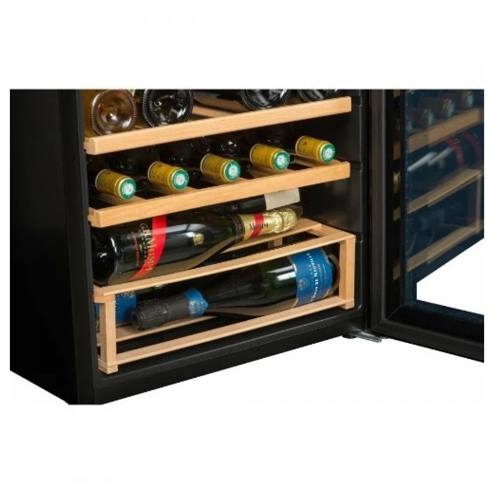 ღვინის მაცივარი La Sommelière SLS33DZ, G, Wine Refrigerator, Black