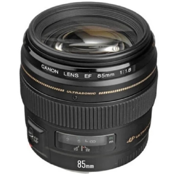 Canon 2519A012AA, EF 85mm f1.8 USM, Black