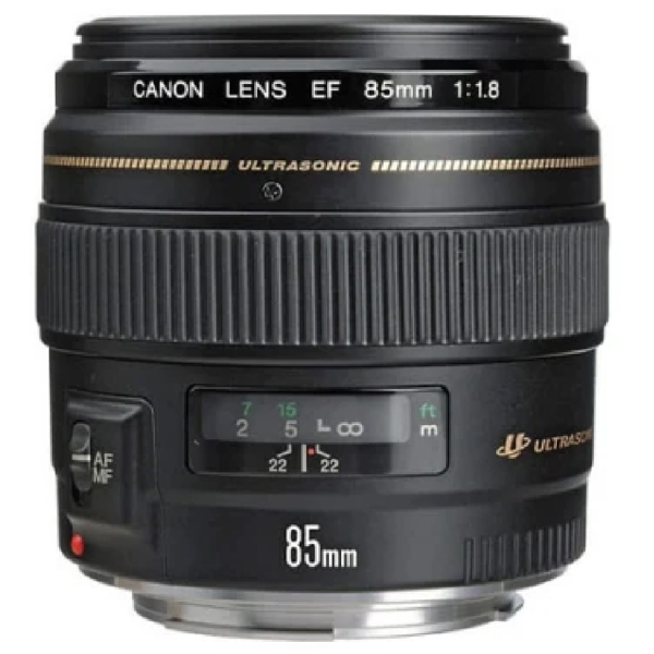ფოტოაპარატის ლინზა Canon 2519A012AA, EF 85mm f1.8 USM, Black