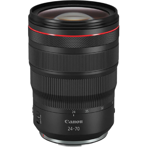 ფოტოაპარატის ლინზა Canon 3680C005AA, RF 24-70mm f/2.8L IS USM, Black