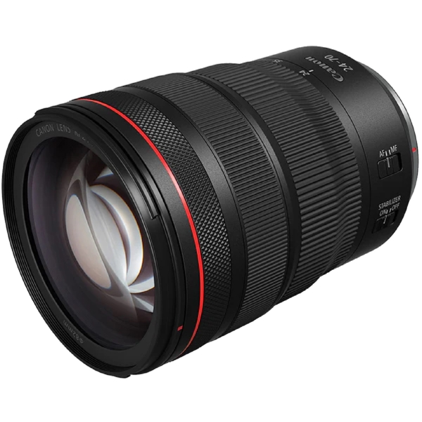 ფოტოაპარატის ლინზა Canon 3680C005AA, RF 24-70mm f/2.8L IS USM, Black