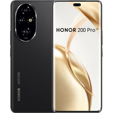 Honor 200 Pro, 12GB, 512GB, Dual Sim + eSIM, 5G, NFC, Black