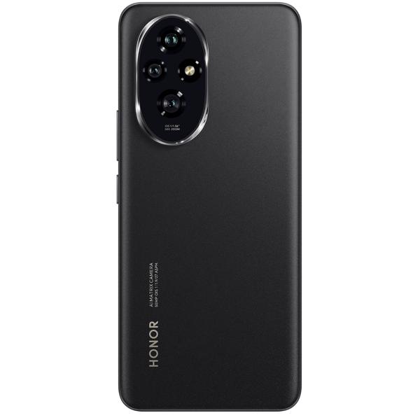 მობილური ტელეფონი Honor 200, 8GB, 256GB, Dual Sim + eSIM, 5G, NFC, Black