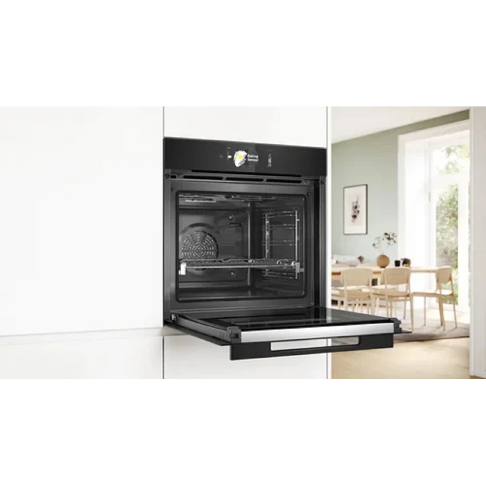 ჩასაშენებელი ელექტრო ღუმელი Bosch HBG978NB1, 71L, Built-In Electric Oven, Black