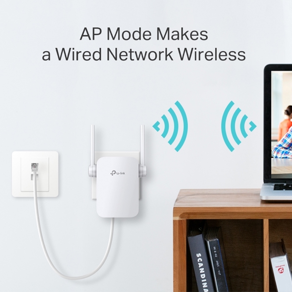 Wi-Fi სიგნალის გამაძლიერებელი TP-Link RE305 AC1200, Wi-Fi Range Extender, White